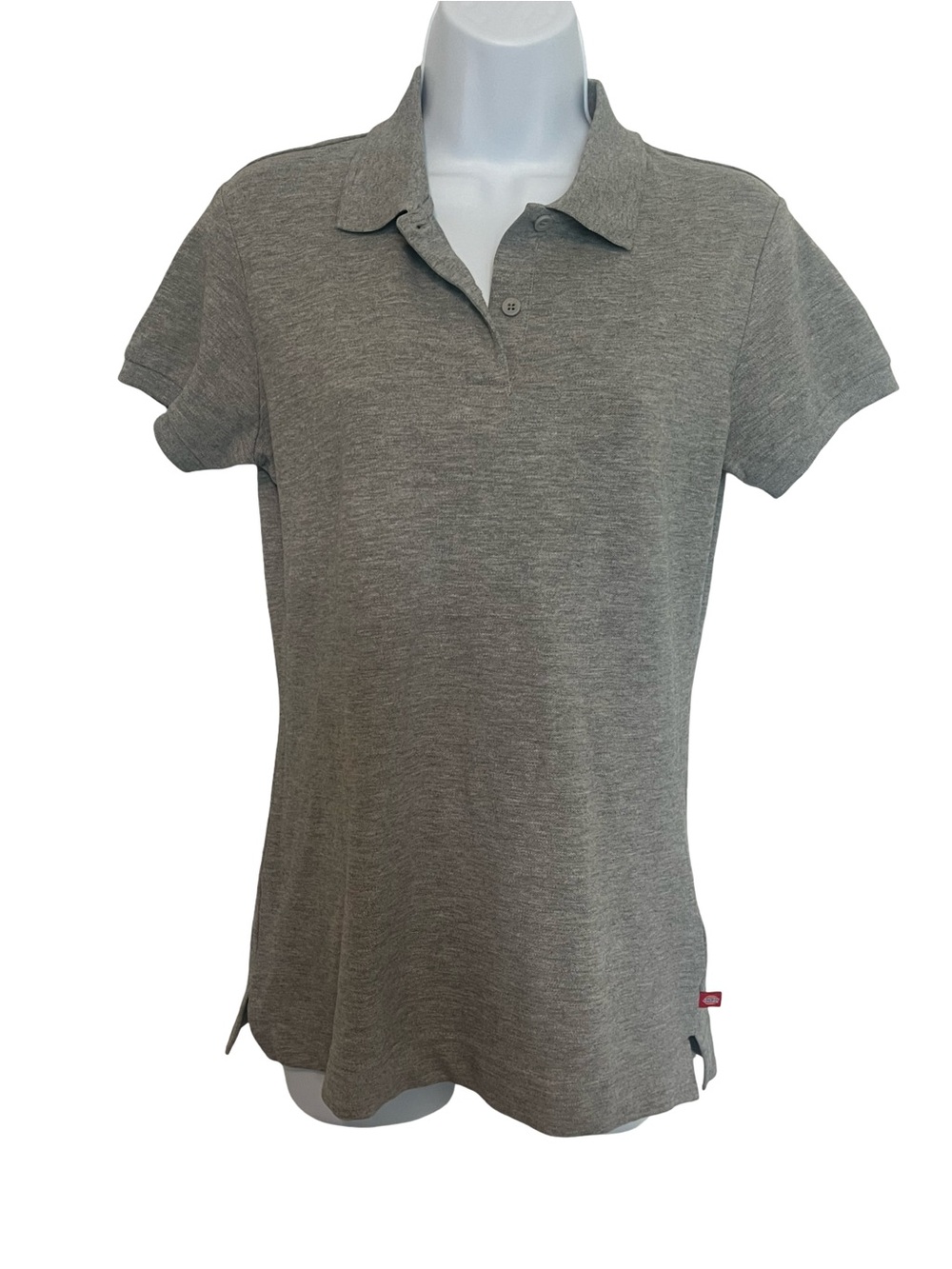 Dickies Women Grey Polo Top Size Large. Great Condition